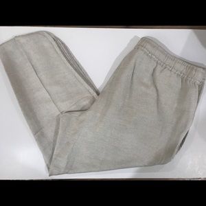 Lou & Grey Oatmeal Linen Pants